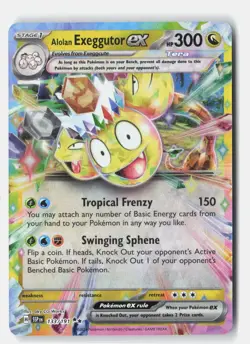 Pokemon tcg SV08: Surging Sparks Alolan Exeggutor ex Near Mint or Better - Image 1