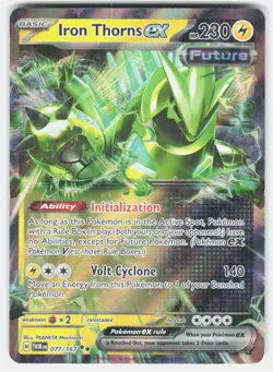 Pokemon tcg SV06: Twilight Masquerade Iron Thorns ex Near Mint or Better - Image 1