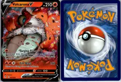 Volcarona V 021/203 Evolving Skies Pokemon TCG Holo V Rare NM - Image 3