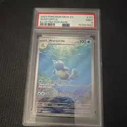 Wartortle SV 151 Illustration Rare 171/165 Holo PSA 9 (2023) - Image 1
