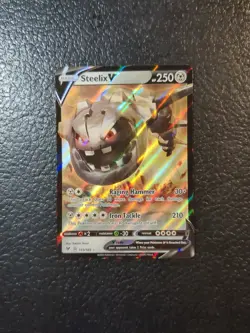 Steelix V - 115/185 - SWSH04: Vivid Voltage - Ultra Rare Pokemon TCG Card - Image 1