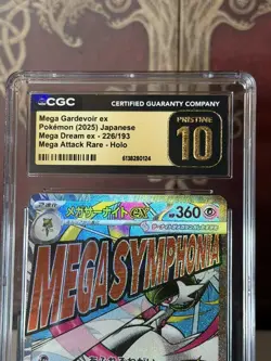 CGC Pristine 10 Mega Gardevoir ex 226/193 Mega Dream ex Mega Attack Rare Holo - Image 3