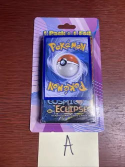 Pokemon TCG Sun & Moon Cosmic Eclipse Sealed Booster Pack - Single Pack A - Image 1