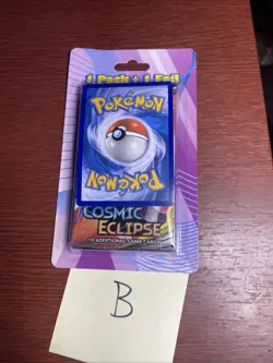 Pokemon TCG Sun & Moon Cosmic Eclipse Sealed Booster Pack - Single Pack B - Image 2