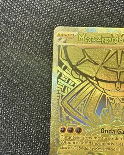 Pokemon Mega Zygarde EX 124/088 Gold Full Art Foil HP 310 perfect order SPA 2026 - Image 2