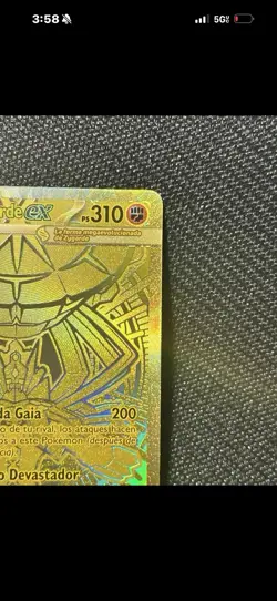 Pokemon Mega Zygarde EX 124/088 Gold Full Art Foil HP 310 perfect order SPA 2026 - Image 4