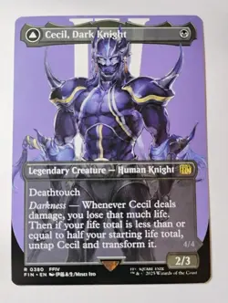 Cecil Dark Knight-Magic: The Gathering Final Fantasy Borderless Card 380 - Image 1