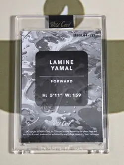 2024 Wild Card Splat Lamine Yamal 1/1 🔥 Rookie 🔥 National Exclusive 1/1 - Image 2
