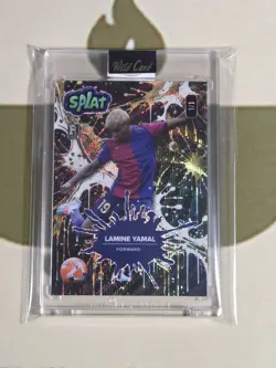 2024 Wild Card Splat Lamine Yamal 1/1 🔥 Rookie 🔥 National Exclusive 1/1 - Image 3