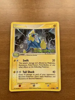 Manectric - Ex Emerald 7/106 - Reverse Holo Stamped - ENG - EXC - Image 1