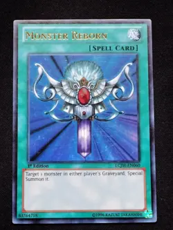 Monster Reborn LCJW-EN060 1st Edition LP - Image 1
