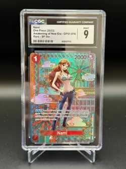 One Piece Nami OP01-016 2023 Awakening of the New Era OP05 R SP CGC 9 Mint - Image 1