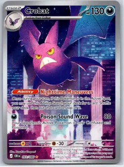 Crobat 093/086 Holo Illustration Rare Chaos Rising Pokemon Near Mint - Image 1