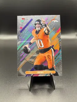 25-26 Topps Finest Football #231 BO NIX Rare Base Denver Broncos - Image 1