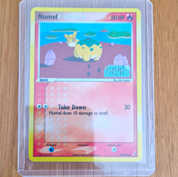 Pokemon TCG Numel 59/100 EX Crystal Guardians Stamped - Image 1