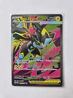 Mega Zeraora ex 098/084 - Ultra Rare - Pitch Black - Pokemon Card - NM - Image 1