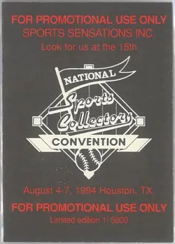 V RARE 1994 NSCC NBA MICHAEL JORDAN AUTO Silver Signature PROMO Card - 1 of 5000 - Image 2