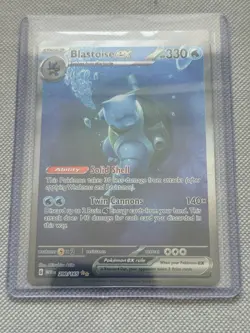 Pokemon TCG Blastoise 151 Special Illustration Rare Card 200/165 Mint UK - Image 1
