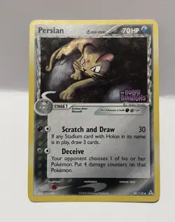 Pokemon Persian 48/110 Holon Phantoms Delta Species Reverse Holo Uncommon Eng - Image 1