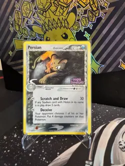 Pokemon Persian 48/110 Reverse Holo Stamped EX Holon Phantoms Delta Species 2006 - Image 1