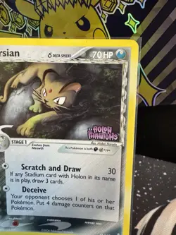 Pokemon Persian 48/110 Reverse Holo Stamped EX Holon Phantoms Delta Species 2006 - Image 2