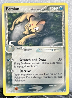 Persian Delta Species 48/110 EX Holon Phantoms LP Uncommon Pokemon TCG - Image 1