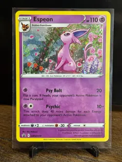 Pokemon Espeon SWSH174 Holo SWSH: Sword & Shield Promo Cards Promo NM - Image 1