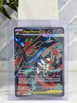 Mega Floette ex 101/086 Ultra Rare Chaos Rising Pokemon Card NM - Image 1