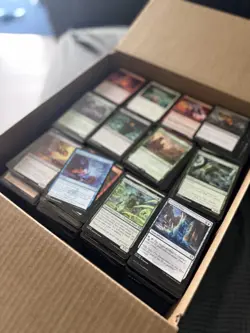 18 lbs Magic: The Gathering Bulk Cards – Unsorted Commons & Uncommons (2019+ Set - Image 3