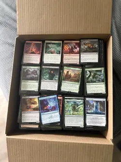 18 lbs Magic: The Gathering Bulk Cards – Unsorted Commons & Uncommons (2019+ Set - Image 4