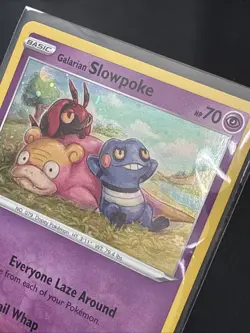 Pokemon 2021 Galarian Slowpoke SWSH126 Holo Rare Black Star Promo TCG Card - Image 3