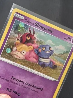 Pokemon 2021 Galarian Slowpoke SWSH126 Holo Rare Black Star Promo TCG Card - Image 4