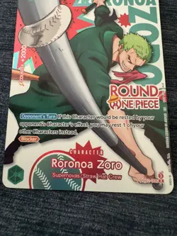 Roronoa Zoro One Piece Card Game English Round 1 Promo - Image 4