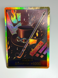 One Piece - TOURNAMENT LEGAL - DON!! CARD SABO GOLD - JAPANESE - Image 1