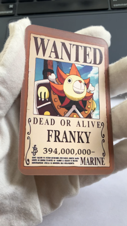 Franky One Piece Wanted Set ACG Holo Anime Card Dead or Alive - Image 2