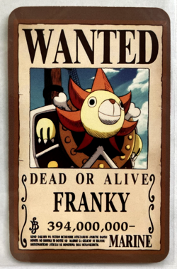 Franky One Piece Wanted Set ACG Holo Anime Card Dead or Alive - Image 4