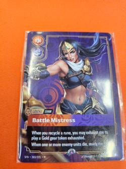 Riftbound METAL Card – Sivir Battle Mistress - Plated Prize Wall Exclusive - Image 2