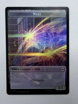 MTG Wall(01)/Moloid(13) Marvel Super Heroes Foil Token M/NM - Image 1