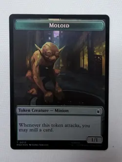 MTG Wall(01)/Moloid(13) Marvel Super Heroes Foil Token M/NM - Image 2