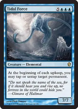 Tidal Force LP, English MTG Commander 2013 - Image 1