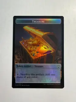 Treasure/Squirrel Double-Sided Token 17/15 MTG Battle for Baldur's Gate Foil - Image 2