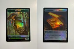 Treasure/Squirrel Double-Sided Token 17/15 MTG Battle for Baldur's Gate Foil - Image 3