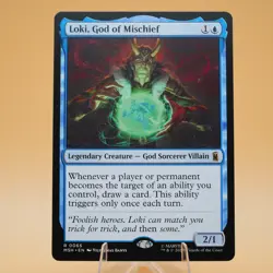 Loki, God of Mischief | 65 | Regular | Rare | Marvel Super Heroes | MTG - Image 1