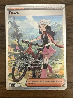 Dawn 129/094 Phantasmal Flames Ultra Rare Full Art Holo Pokemon TCG Trainer - Image 1