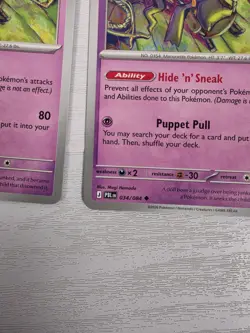 4x Pitch Black Banette 034/084 PlaySet Pokemon Trading Card Game Deck Build - Image 3