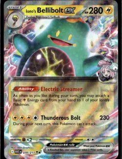Iono's Bellibolt ex - 070/217 [ASC - 070/217] - Double Rare - NM - Image 1