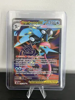Pokemon Mega Greninja ex 100/086 Ultra Rare Full Art Chaos Rising NM/M English - Image 1