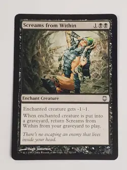 MTG Screams from Within (Darksteel/Black/U) - BGM - Image 1