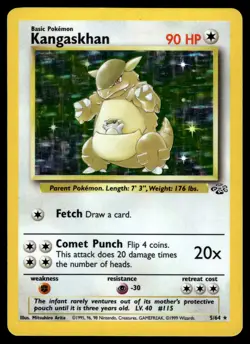 Kangaskhan Holo 5/64 Jungle Pokemon - Image 1