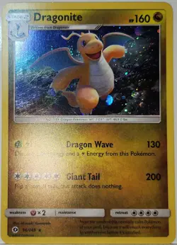 HD Swirl 🌀 Dragonite 96/149 Cosmos Holo Rare Pokemon TCG Promo - Image 4